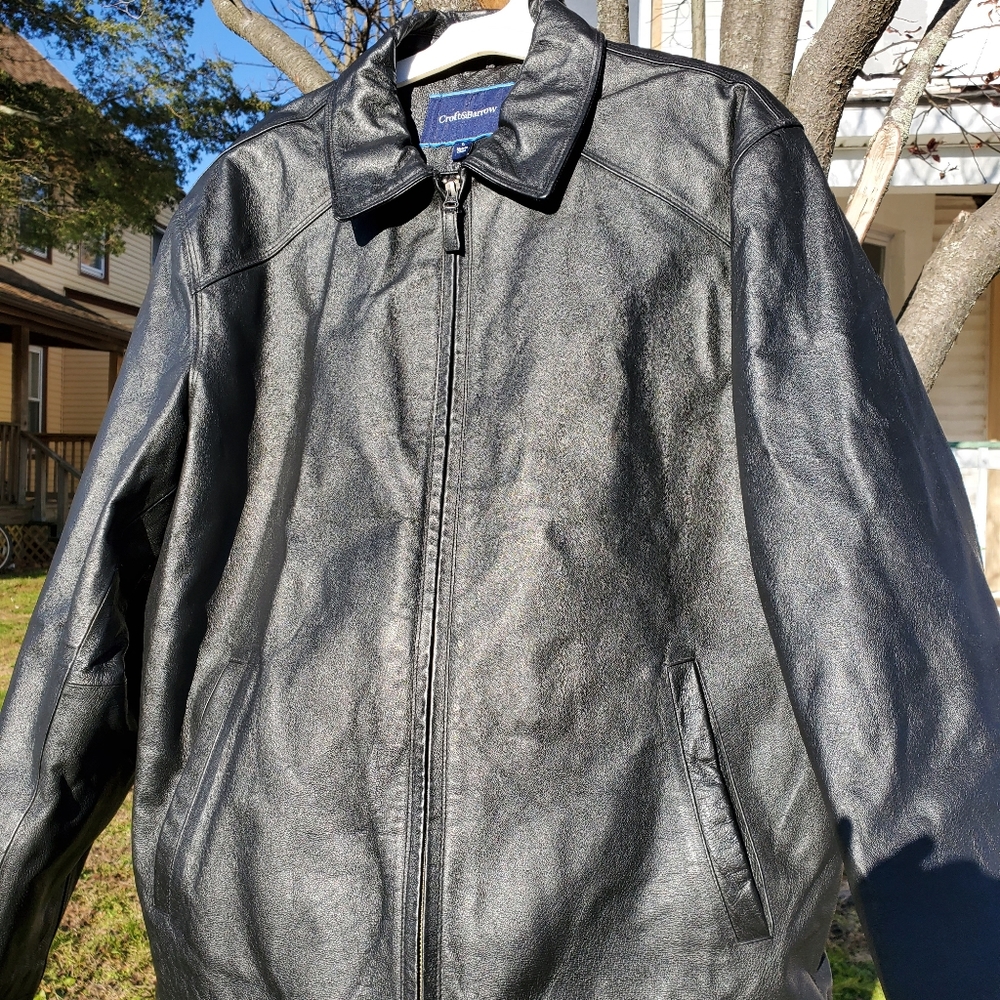 Vintage Croft and Barrow Leather Jacket